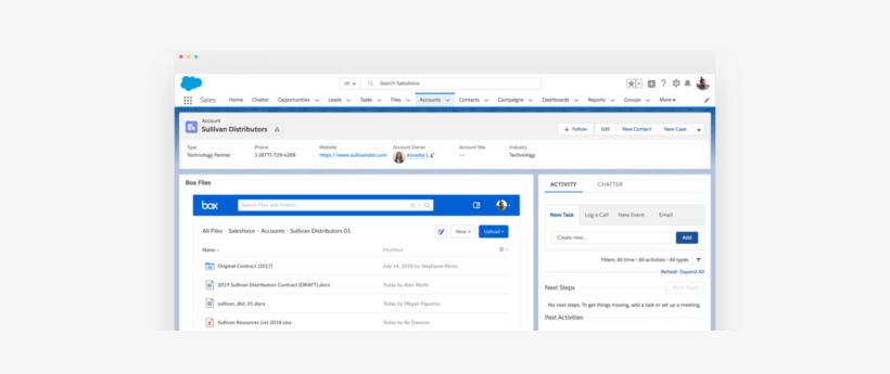 Salesforce And Box - Box Salesforce, transparent png #2663428