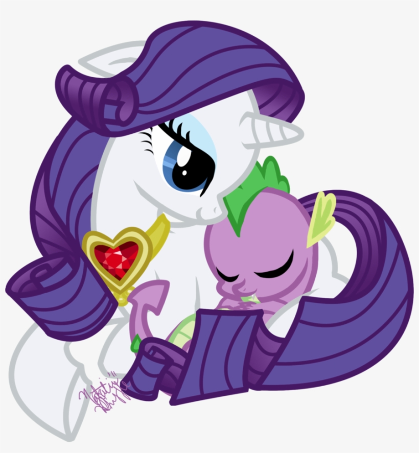 Pony Clipart Rarity - My Little Pony Baby Dragon, transparent png #2663661