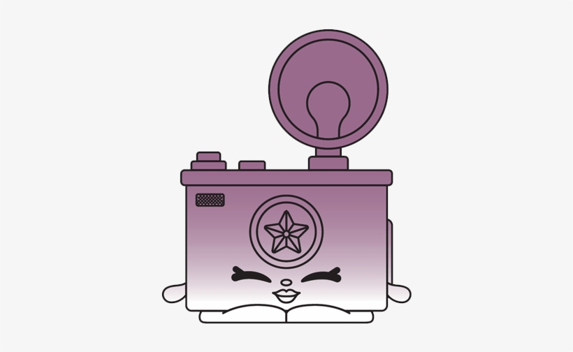 Shopkins Season 7 Hollywood Team Kimmy Camera Rarity - Flash, transparent png #2664007