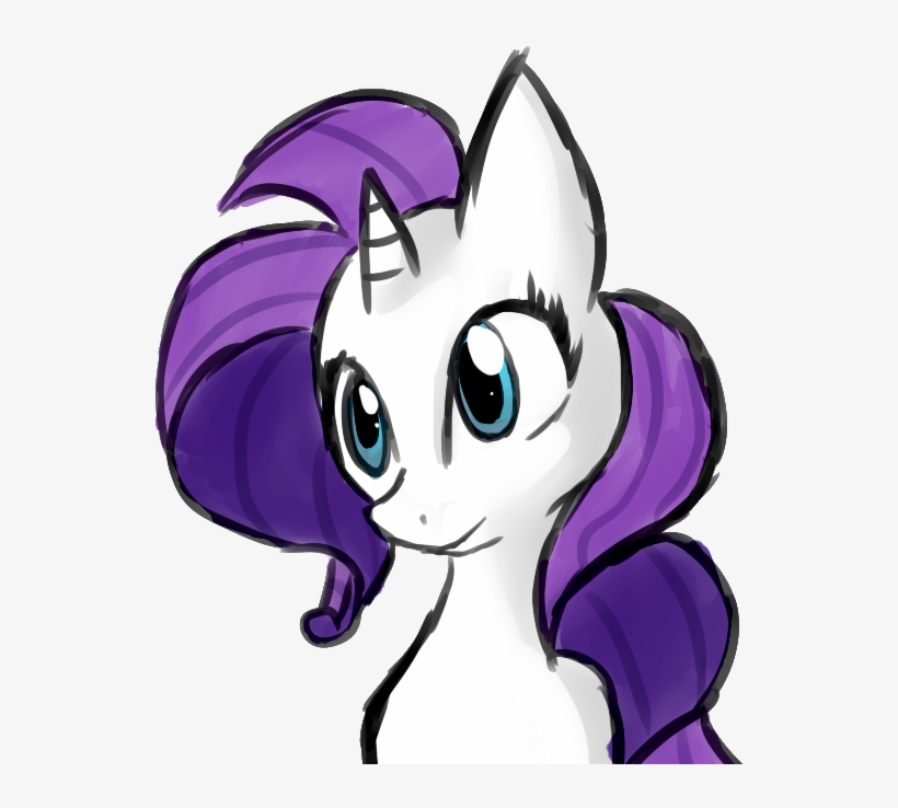 , Sketchy Rarity ) - Cartoon, transparent png #2664044