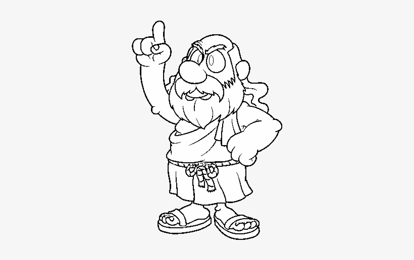 Socrates Coloring Page - Dibujos Animados De Socrates, transparent png #2664496