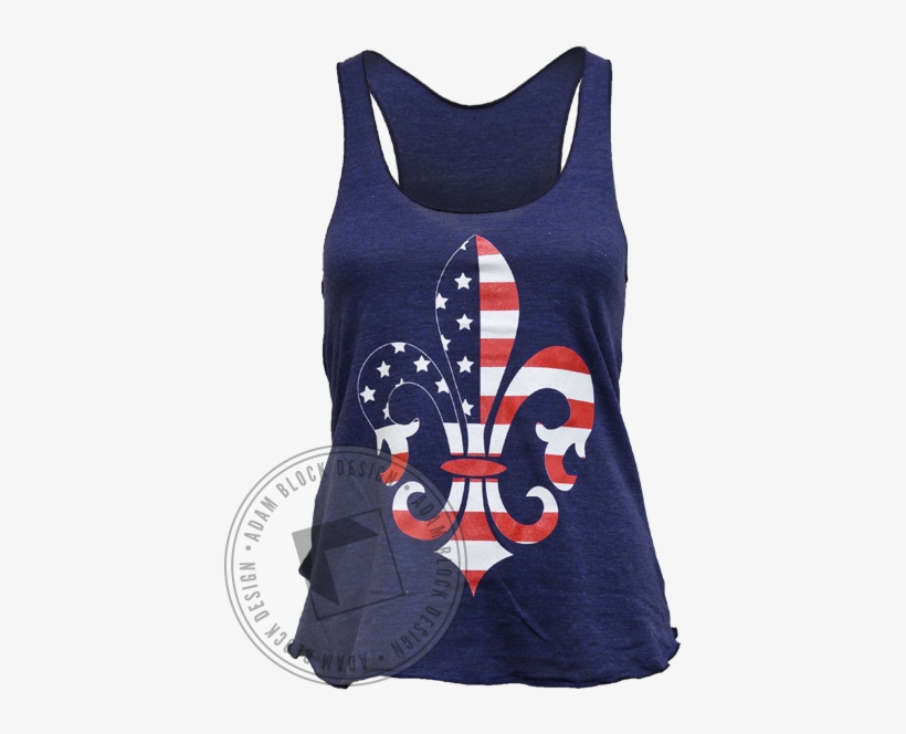 Kappa Kappa Gamma American Flag Tank Front - Active Tank, transparent png #2664550