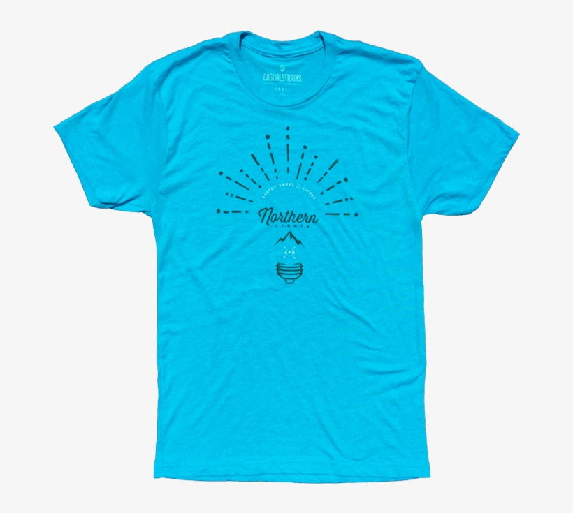 Northern Lights Casual Strain - Sky Blue Ralph Lauren T Shirt, transparent png #2665032