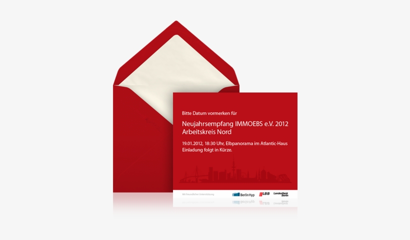 Invitation Cards - New Year Corporate Card, transparent png #2665638