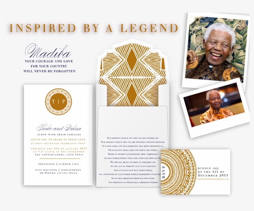 Afrocentric Wedding Invitations Magnificent African - South Africa Wedding Invitations, transparent png #2665703