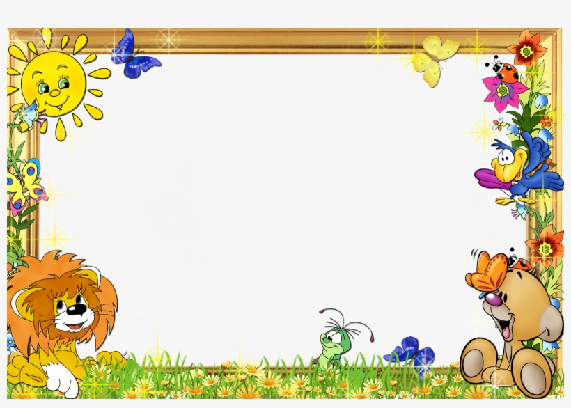 Kids Background Frame Png Download - กรอบ รูป การ์ตูน น่า รัก ๆ, transparent png #2665809