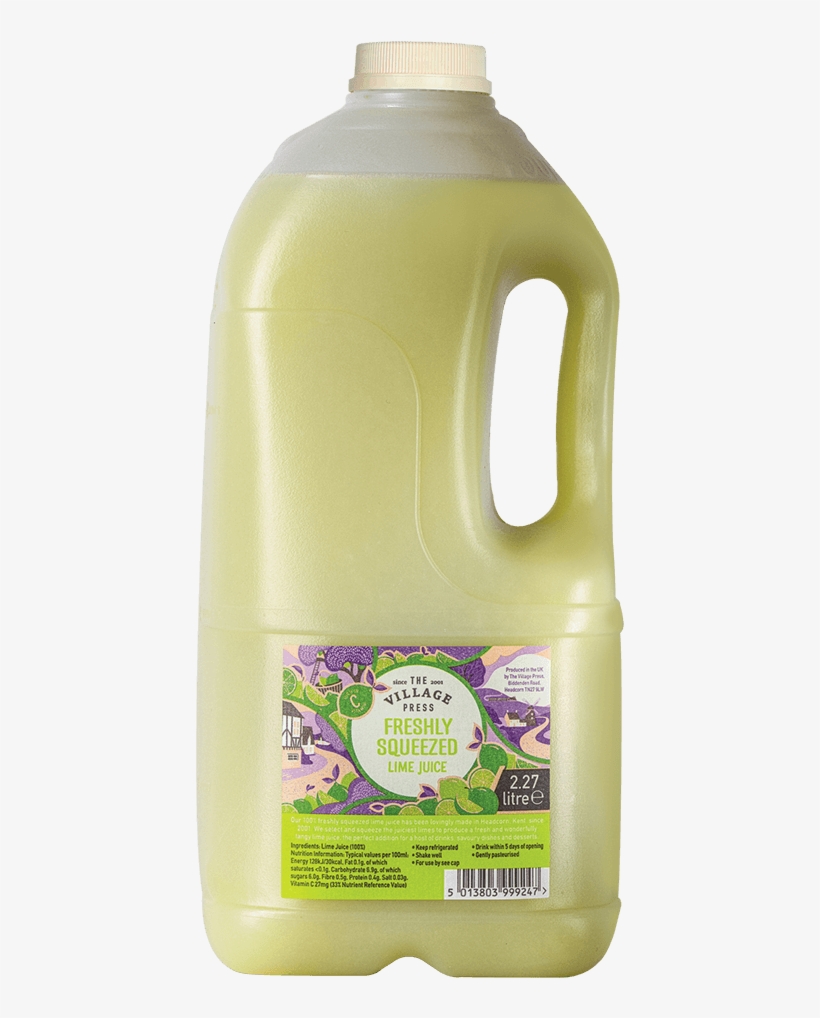 Freshly Squeezed Lime Juice - Plastic Bottle, transparent png #2666114