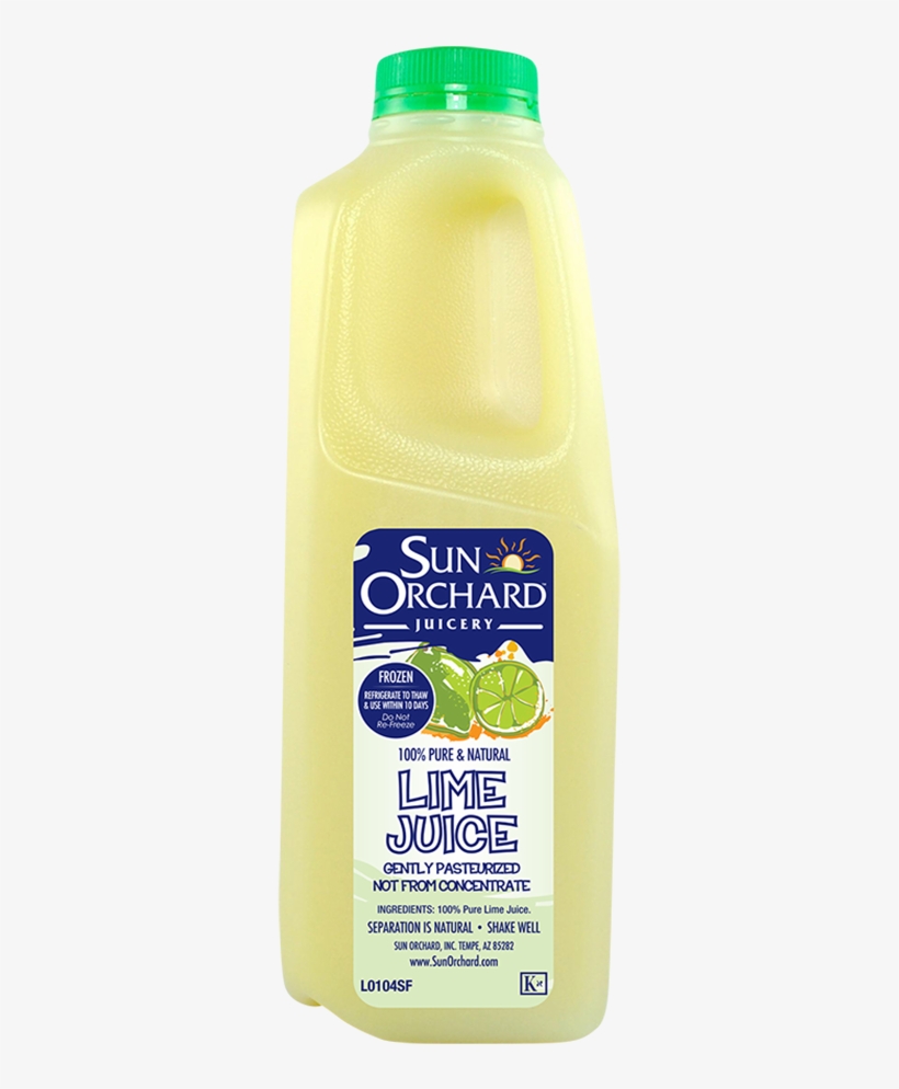 100% Lime Juice - Sour Mix Sun Orchard Lime Juice, transparent png #2666205