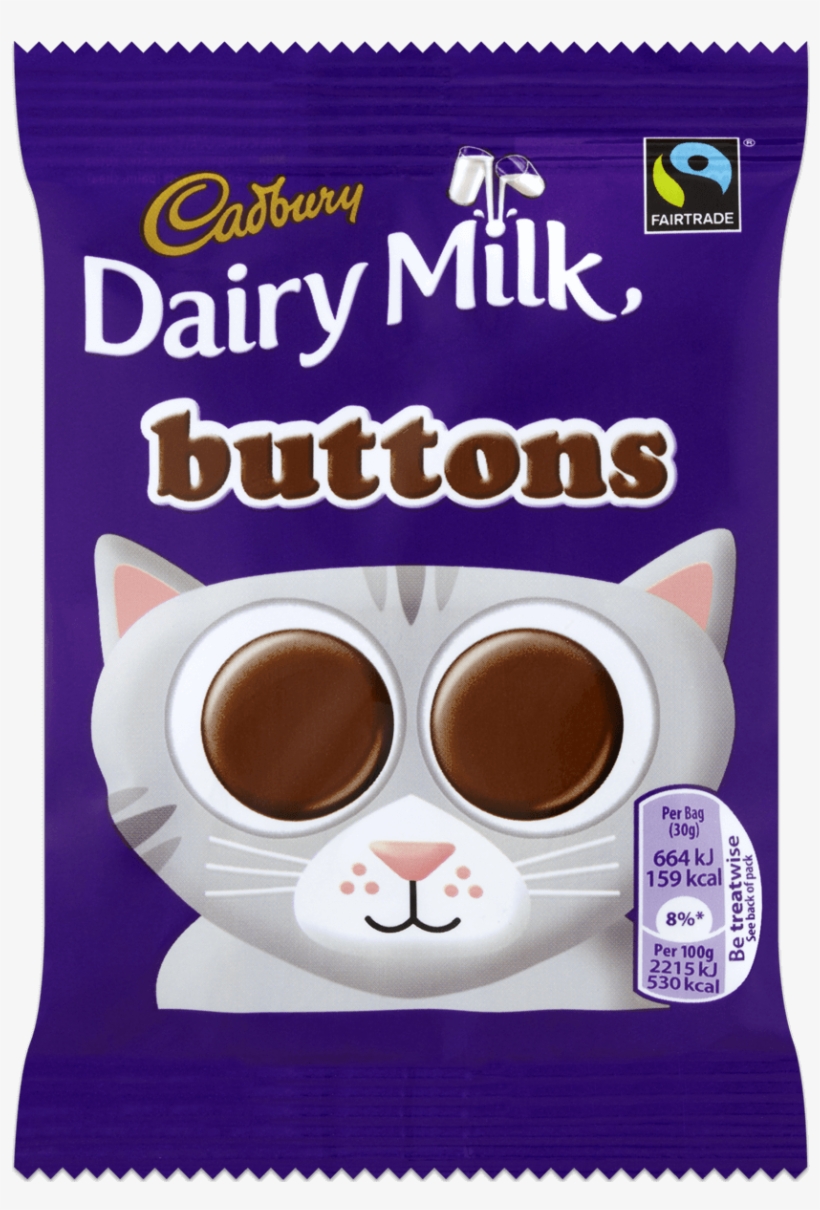 Cadbury Dairy Milk Buttons Bag - Cadbury Buttons, transparent png #2666806