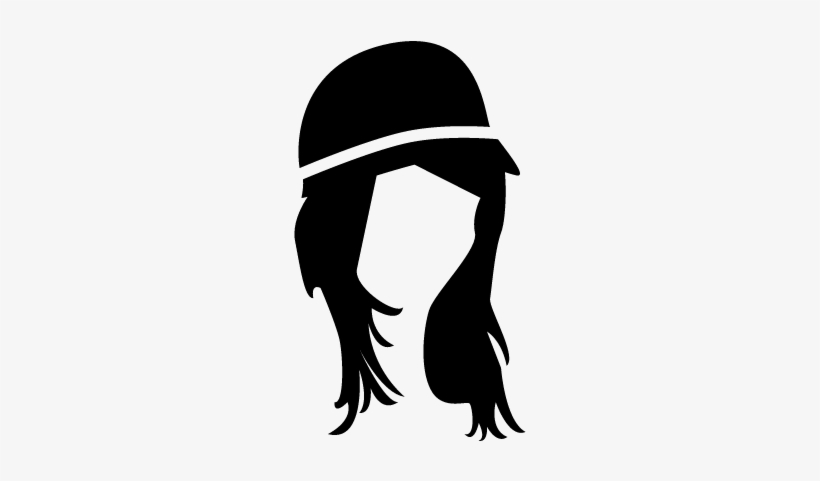 Female Hair Covered With A Cap Vector, transparent png #2666952