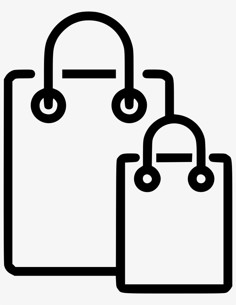 Online Carry Bag Cart Comments - Line Art Carry Bag, transparent png #2666979