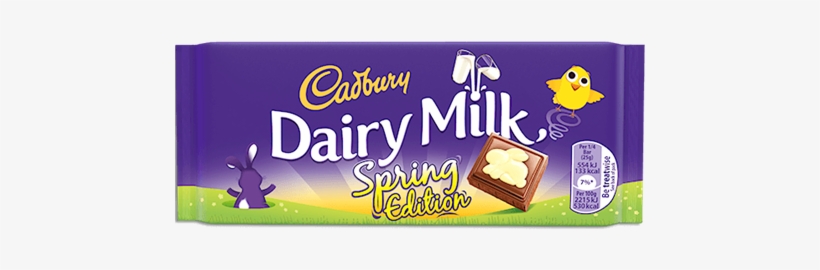 Cadbury Dairy Milk Spring Edition Chocolate Bar 100g - Cadbury Dairy Milk Whole Nut, transparent png #2667141