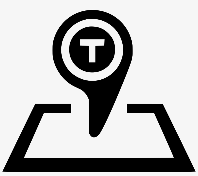 T Pointer Map Location Comments - Traffic Sign, transparent png #2667736