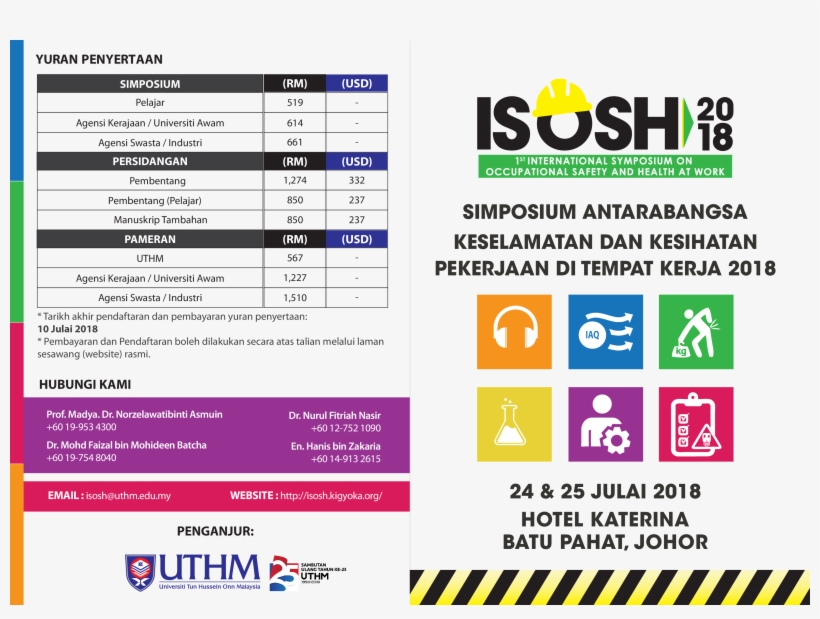 The Number Of Participants In Each Session Is Limited, - Universiti Tun Hussein Onn Malaysia, transparent png #2668237