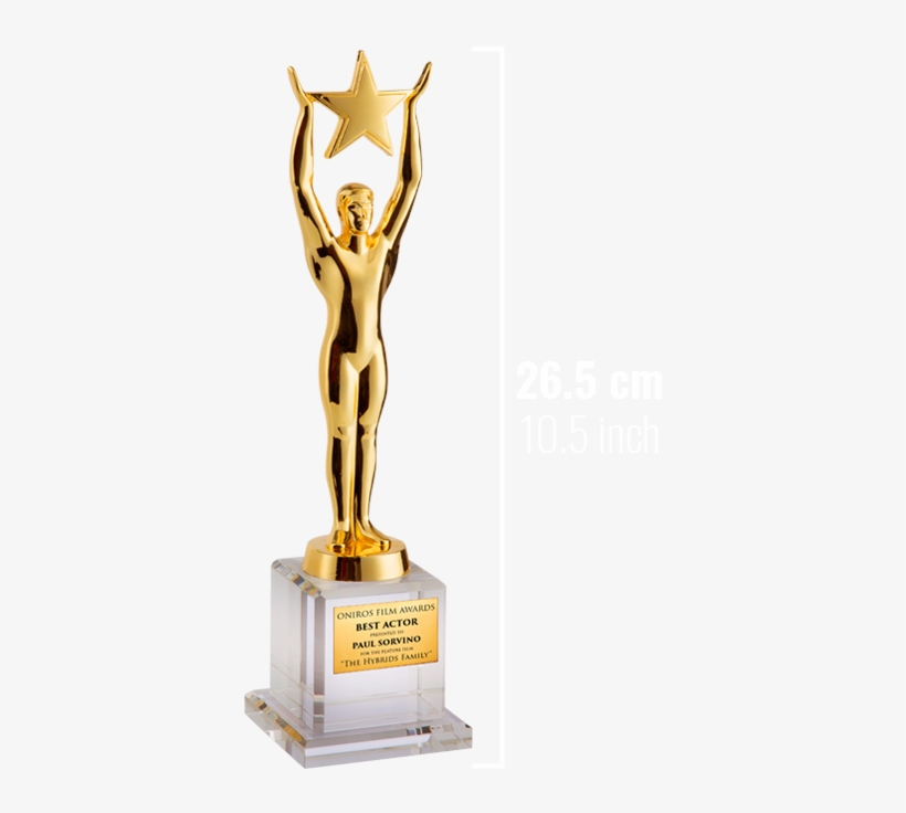 Emmy Award Png Download - Award Film Trophy, transparent png #2668453