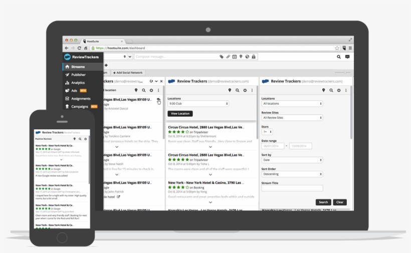 Current Reviewtrackers Customers And Hootsuite Customers - Operating System, transparent png #2668456