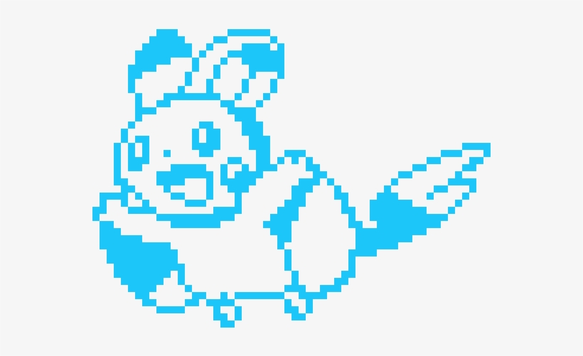 Emolga Pixel Art, transparent png #2669194