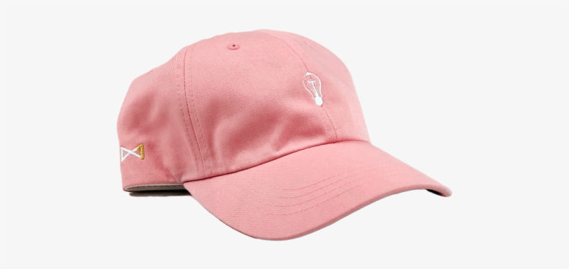 White Edsion Dad Hat [pink] - Hat, transparent png #2669813