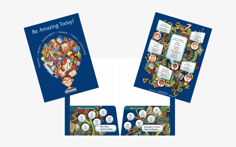 Cs 18-19 Pocket Folder - Brochure, transparent png #2670131