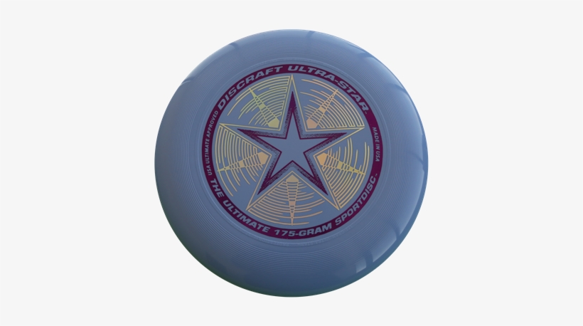 Discraft Ultra Star Sportdisc Light Blue - Discraft 175g Ultrastar Frisbee, transparent png #2671021