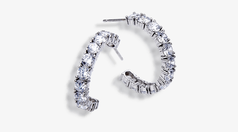 12 Carat, 14k Hoop Earrings - Earring, transparent png #2671023
