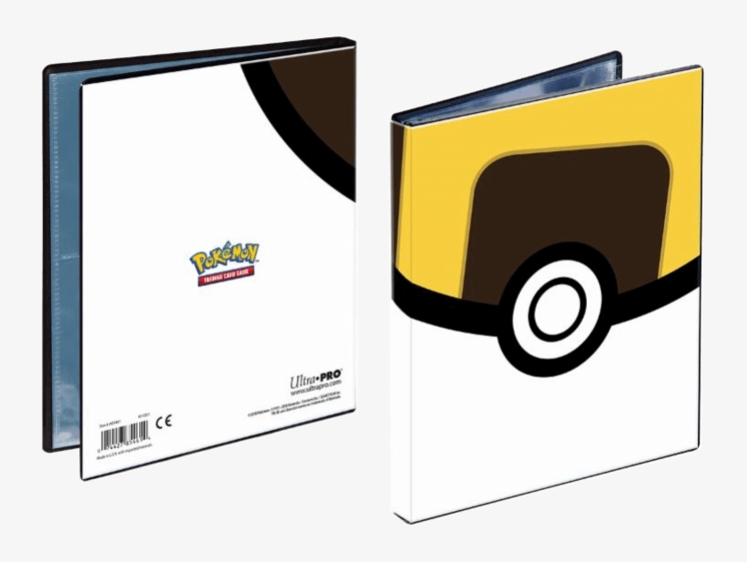 Ultra Pro Pokemon 4 Pocket Portfolio Ultra Ball - Pokémon Trading Card Game, transparent png #2671050