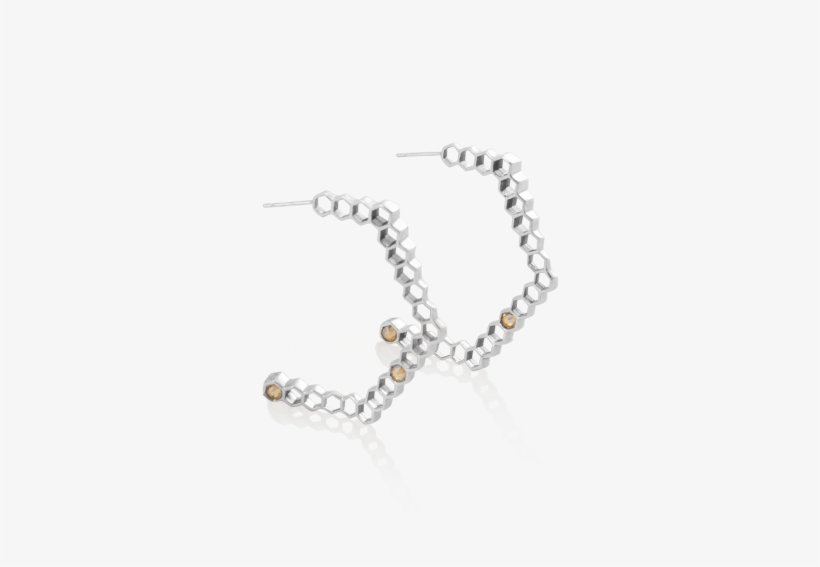 Hive Hoop Earrings - Mignon Faget Hive Hoops Bronze, transparent png #2671226
