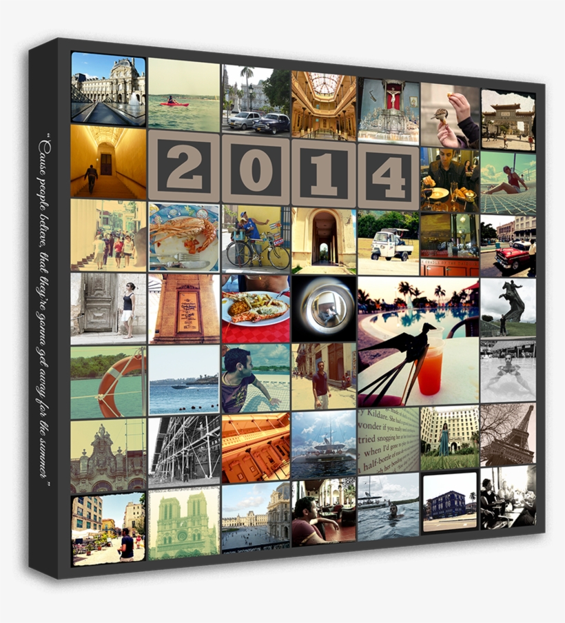 Instagram Collage - Canvas, transparent png #2671553