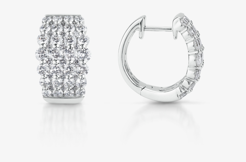 Earrings Classic Parallel Hoop Earrings - Earring, transparent png #2671601