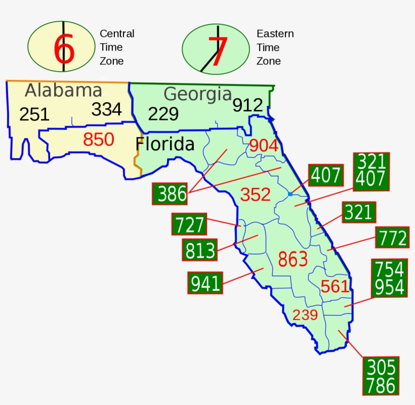 1200px Area Code Fl Svg 15 - 813 Area Code, transparent png #2671929