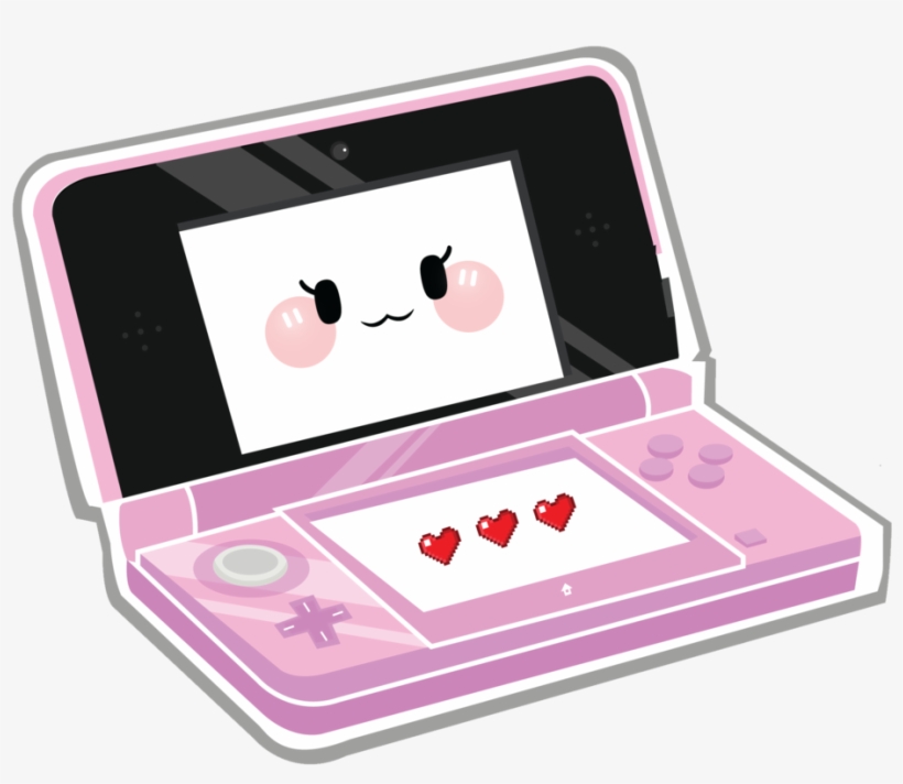 Cute Pink 3ds By Berri-blossom On Deviantart - Nintendo Ds Clipart, transparent png #2672216
