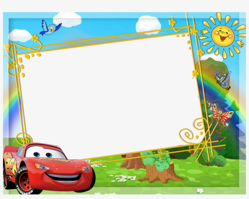 Download Marco Para Fotos Rayo Mcqueen Clipart Lightning - Techhark Multicolor Plastic Pencil Box, transparent png #2672525