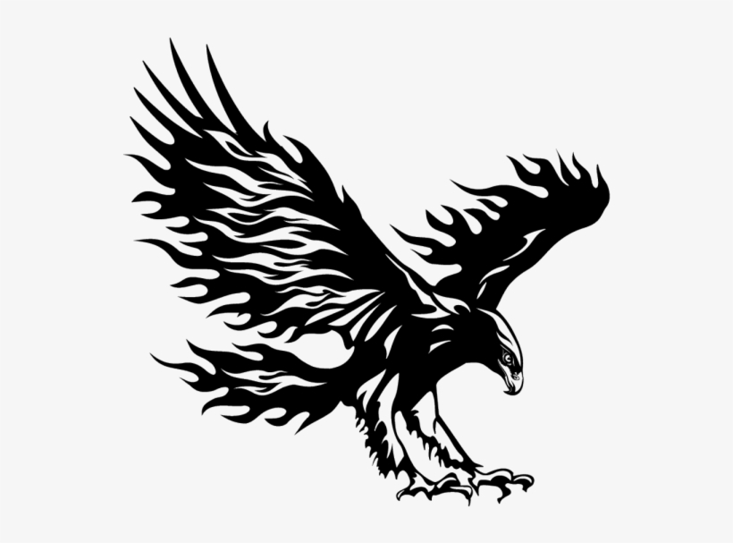 Png Library Pheonix Drawing Eagle Head - Eagle Sticker, transparent png #2672699