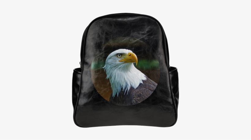 Bald Eagle Head 001 02 Rd Multi-pockets Backpack - Roman Reigns Backpack, transparent png #2672742