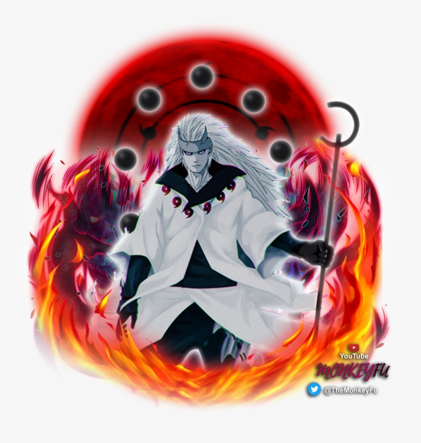 Fluff6 Star Sage Of Six Paths Madara Fan-art - Naruto Blazing Madara Six Paths, transparent png #2673273