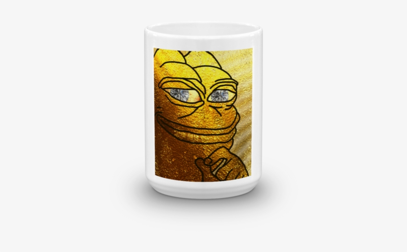 Golden Rare Pepe Limited Edition Mug - Mug, transparent png #2673664