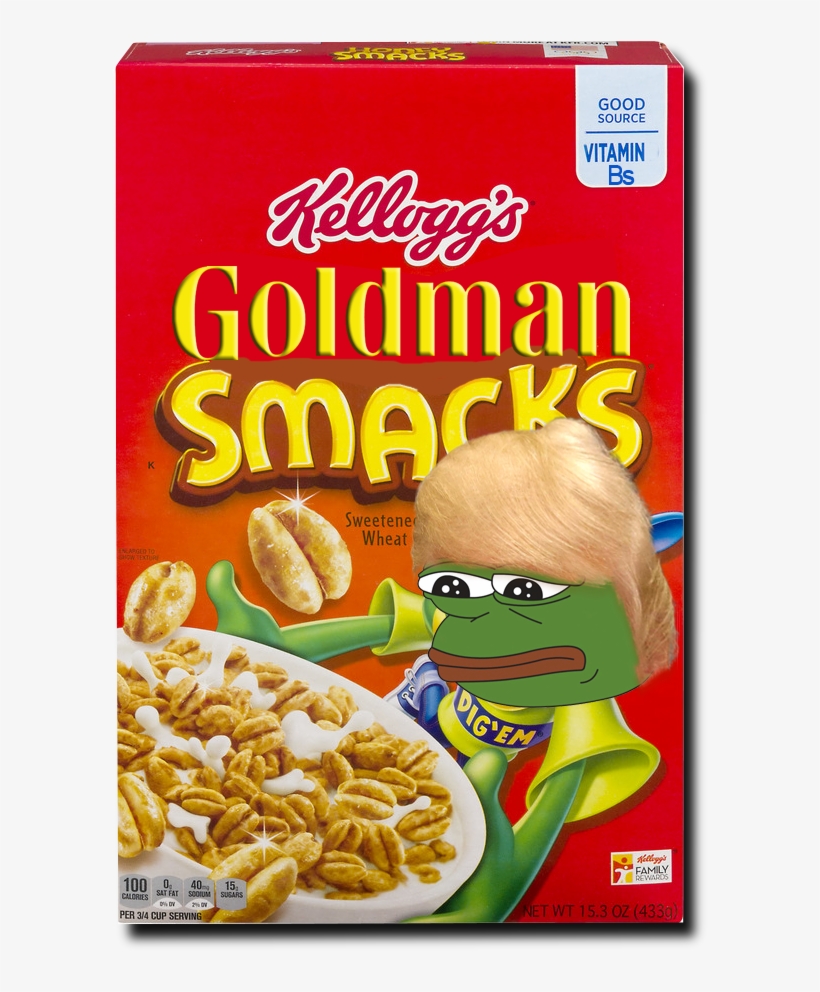 Goldman Sachs Trump Memes Rare Pepe Honey Smacks Cereal Kellogg's