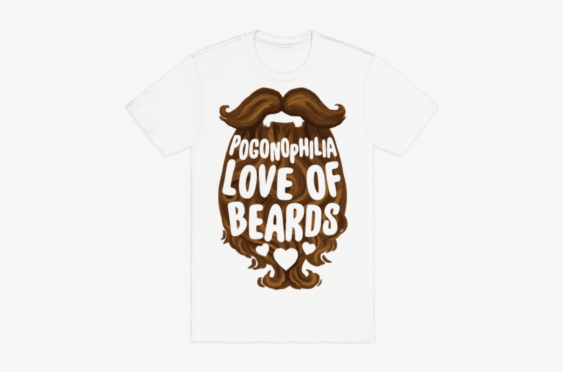 The Love Of Beards Mens T-shirt - Dog Halloween T Shirt, transparent png #2674162