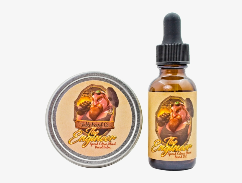 A Spiced Citrus Beard Oil & Beard Balm Kit - Beard Oil, transparent png #2674615