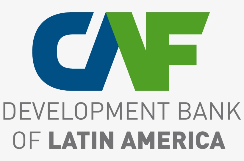 Caf Logo Color Vertical Inglés-1 - Caf Development Bank Of Latin America Logo, transparent png #2674805