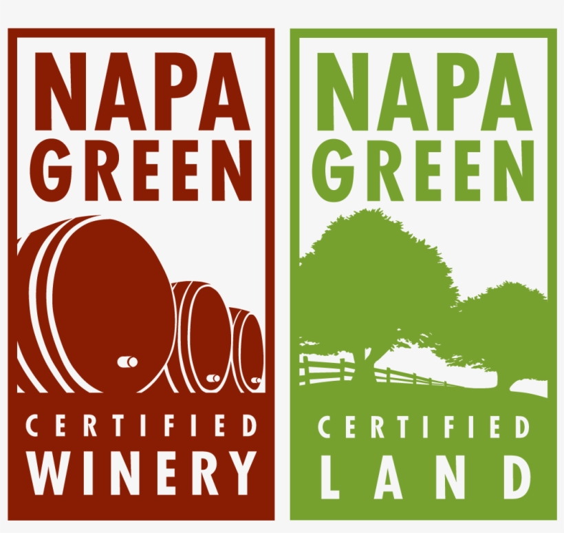 Combined Certified Land/winery Logos - Napa Green Certified Label, transparent png #2675544