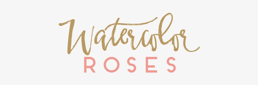 Watercolor Roses - Calligraphy, transparent png #2675708