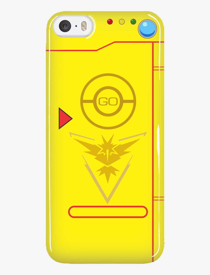 Team Instinct Pokémon Go Phone Case For Iphones - Pokepress Stickers 2 X Yellow Team Mystic Pokemon Go, transparent png #2676467