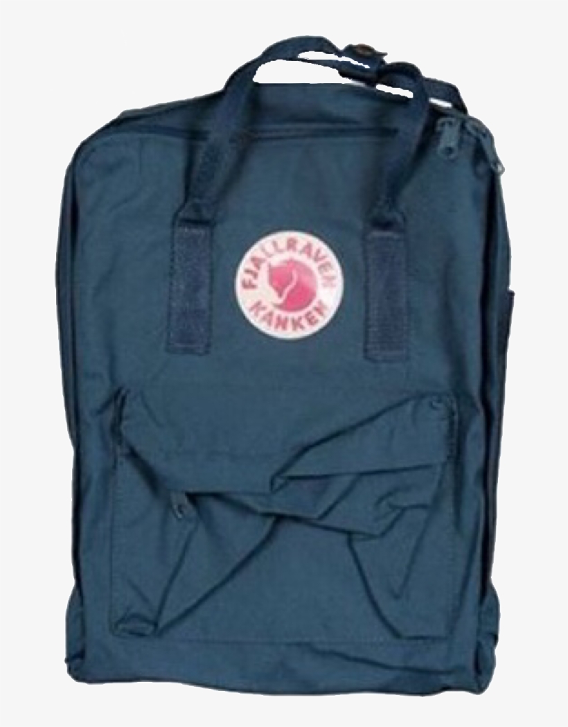Teal Blue Backpack Polyvore Moodboard Filler Red Aesthetic, - Fjallraven Kanken 15 Backpack - Purple, transparent png #2676978