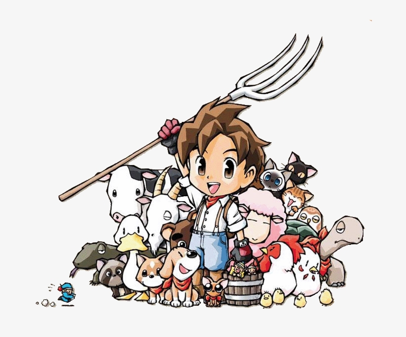 With Muffy Taking A Walk Jack Cast - Harvest Moon: A Wonderful Life, transparent png #2677124