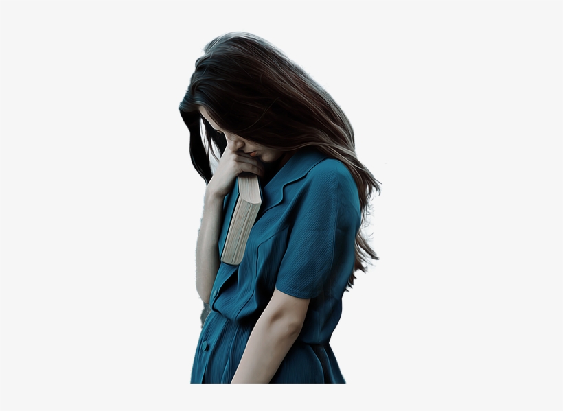 Woman, Book, Transparent, Isolated, Reading, Girl, - Woman Reading Png Transparent, transparent png #2677361