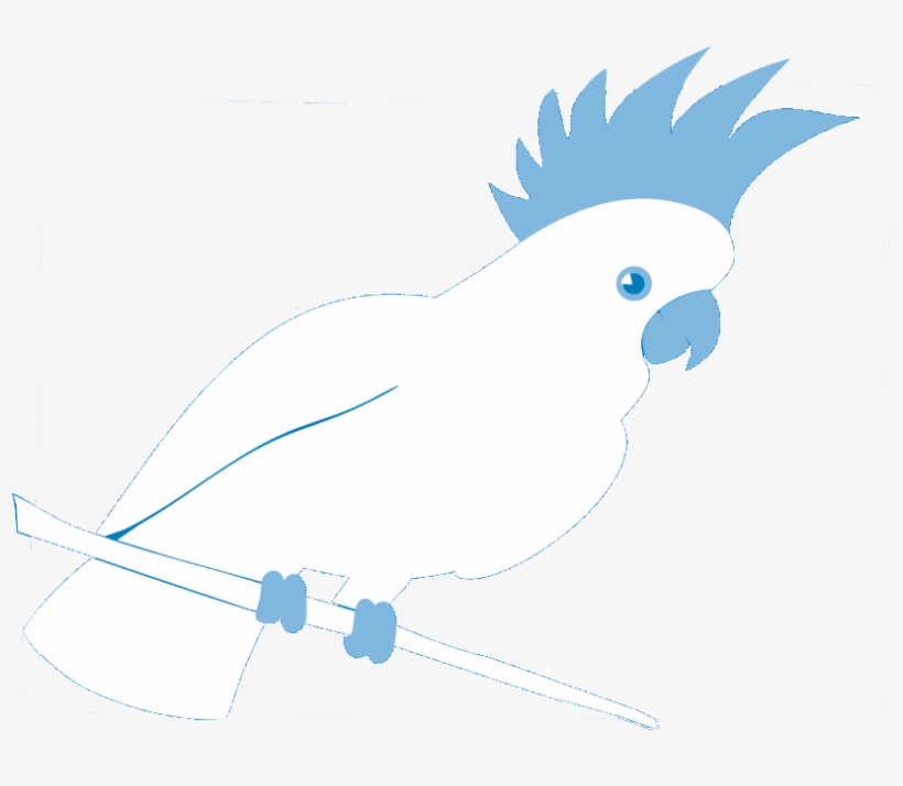 Cockatoo Blue - Sulphur-crested Cockatoo, transparent png #2677460