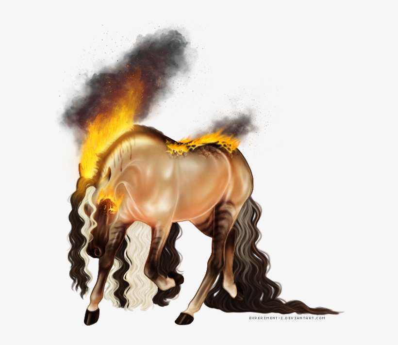 A Plume Of Smoke Billowed Out Of Sanuye's Nostrils - Mane, transparent png #2677690