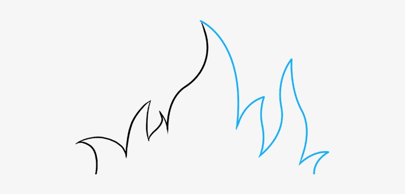 how to draw flames