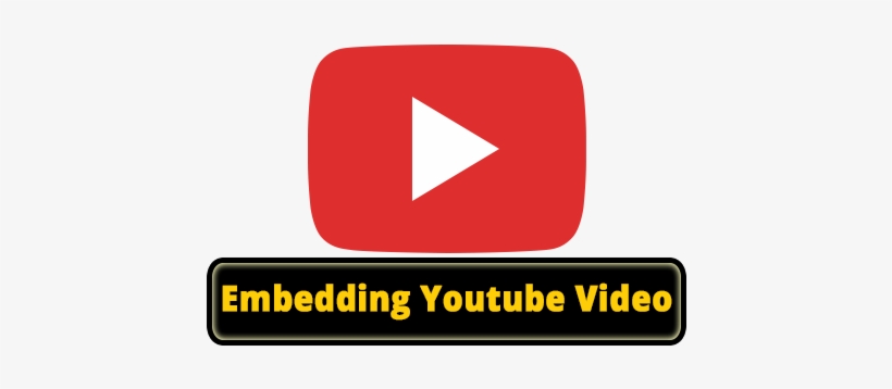 Embedding Youtube Videos In Video Blogger Templates - Sign, transparent png #2678207
